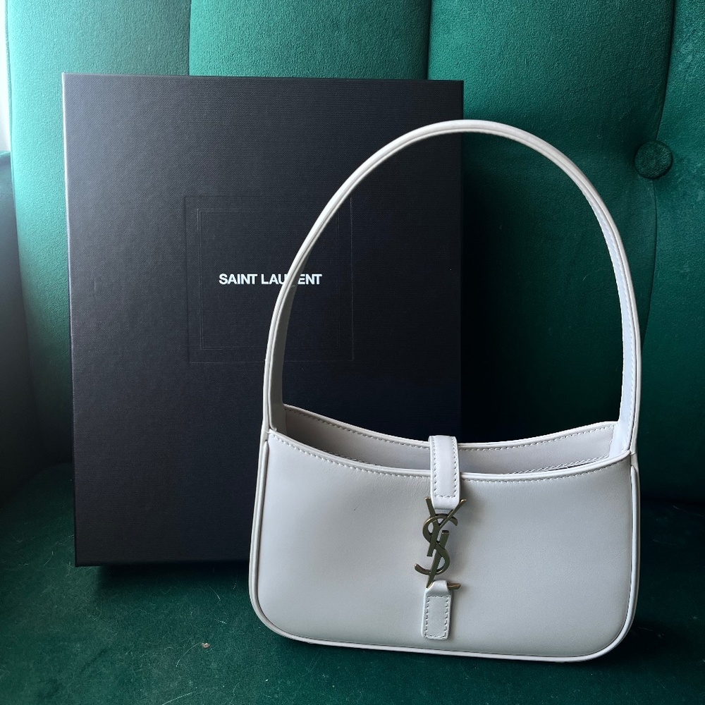 YSL Mini White Bag